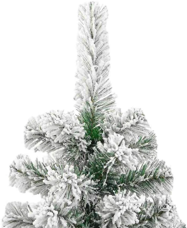 Dirbtinė Sulankstoma Kalėdų Eglutė Žalia ir balta 180 cm