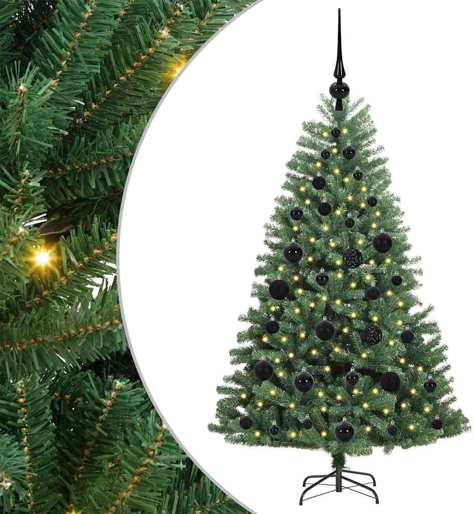 Dirbtinė Sulankstoma Kalėdų Eglutė Žalia 120 cm PVC ir metalas