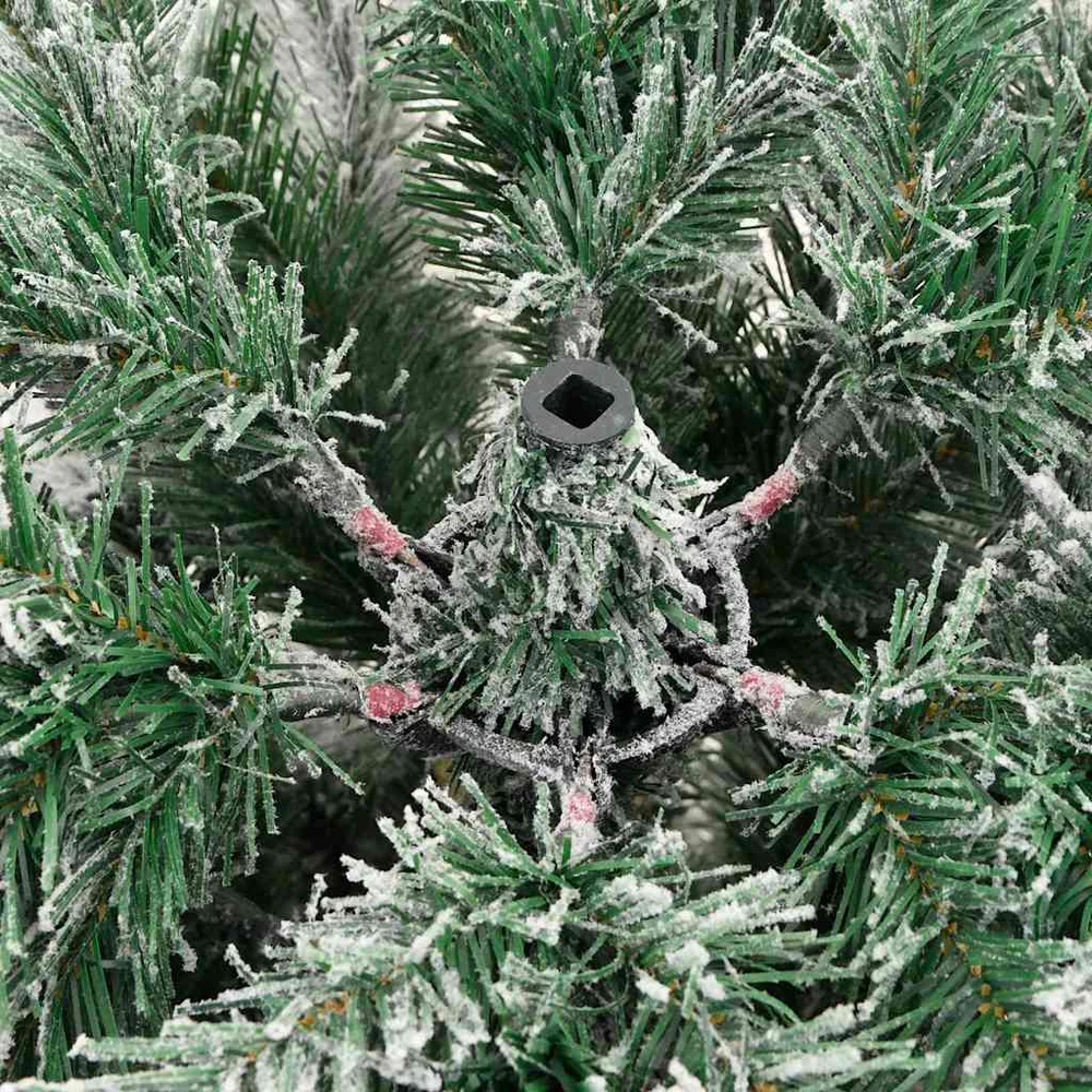 Dirbtinė Sulankstoma Kalėdų Eglutė Žalia ir balta 150 cm