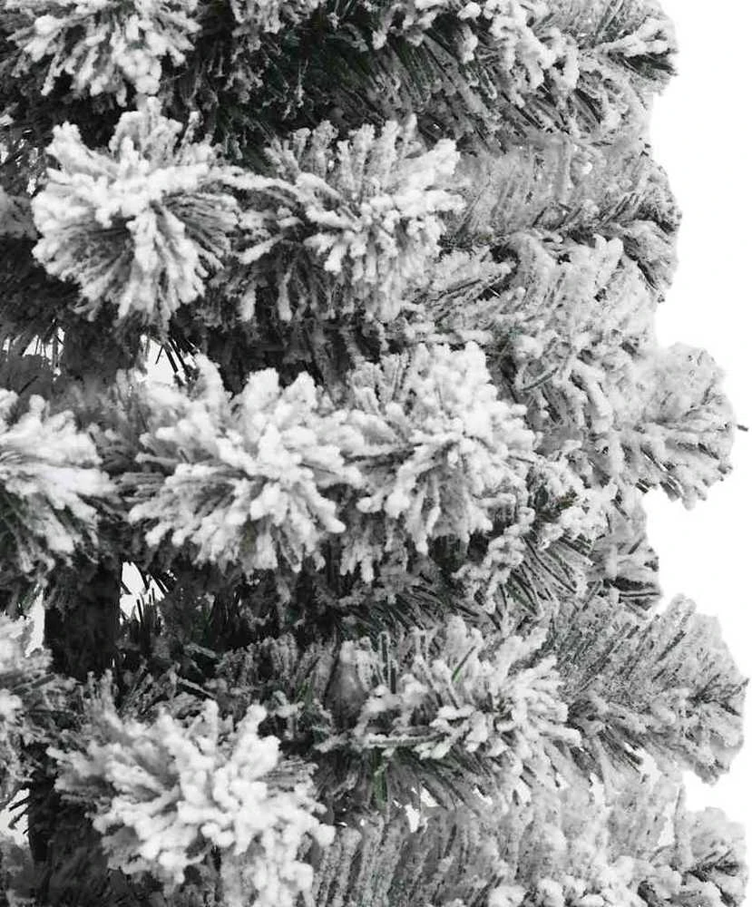 Dirbtinė Sulankstoma Kalėdų Eglutė Žalia ir balta 150 cm