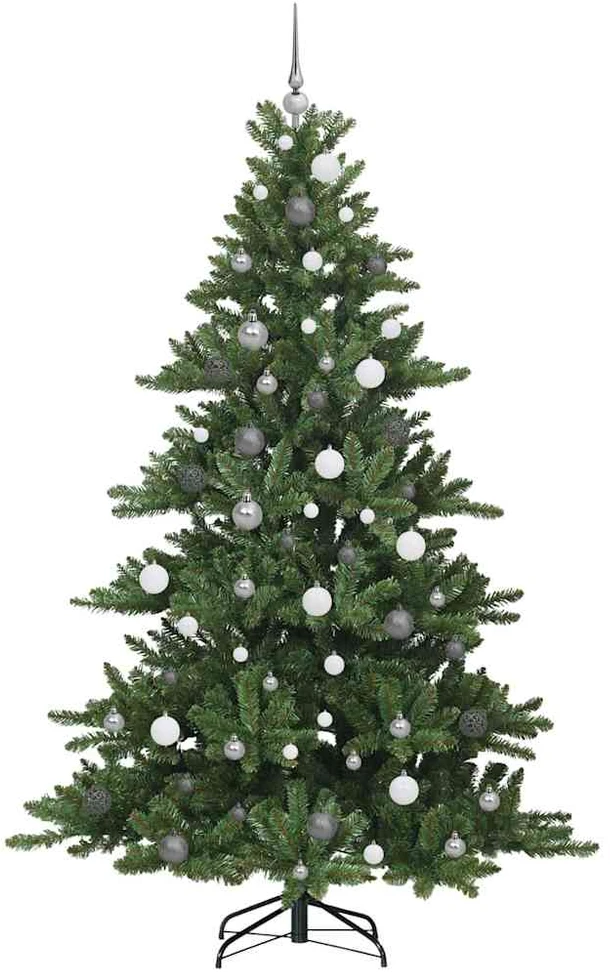 Dirbtinė Sulankstoma Kalėdų Eglutė Žalia 210 cm PVC ir Plienas