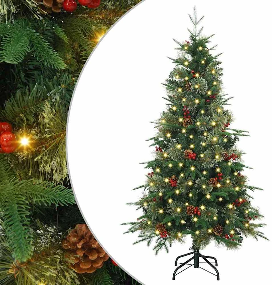 Dirbtinė Sulankstoma Kalėdų Eglutė Žalia 150 cm PE ir PVC