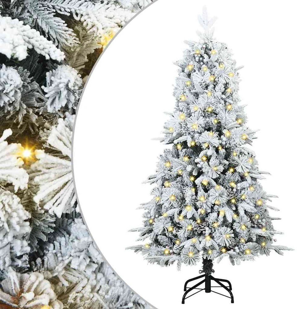 Dirbtinė Sulankstoma Kalėdų Eglutė Žalia 120 cm PE ir PVC
