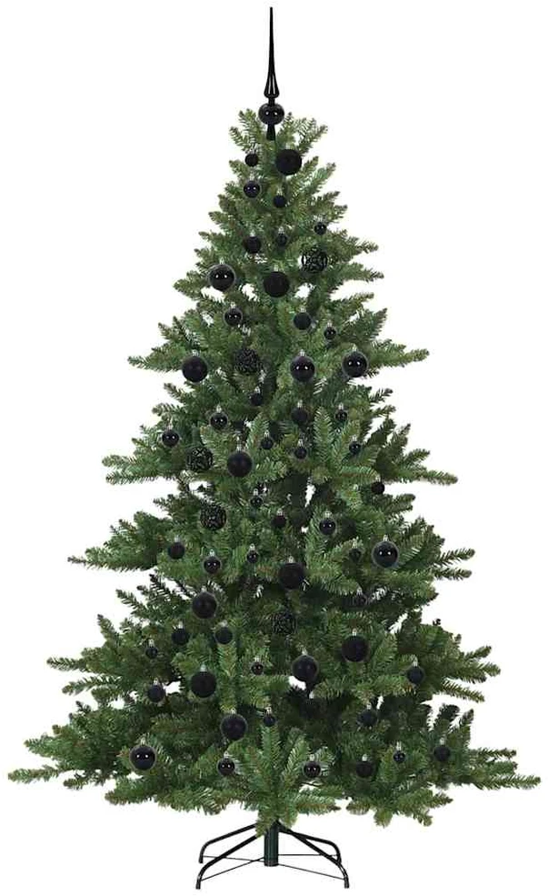 Dirbtinė Sulankstoma Kalėdų Eglutė Žalia 180 cm PVC ir Plienas