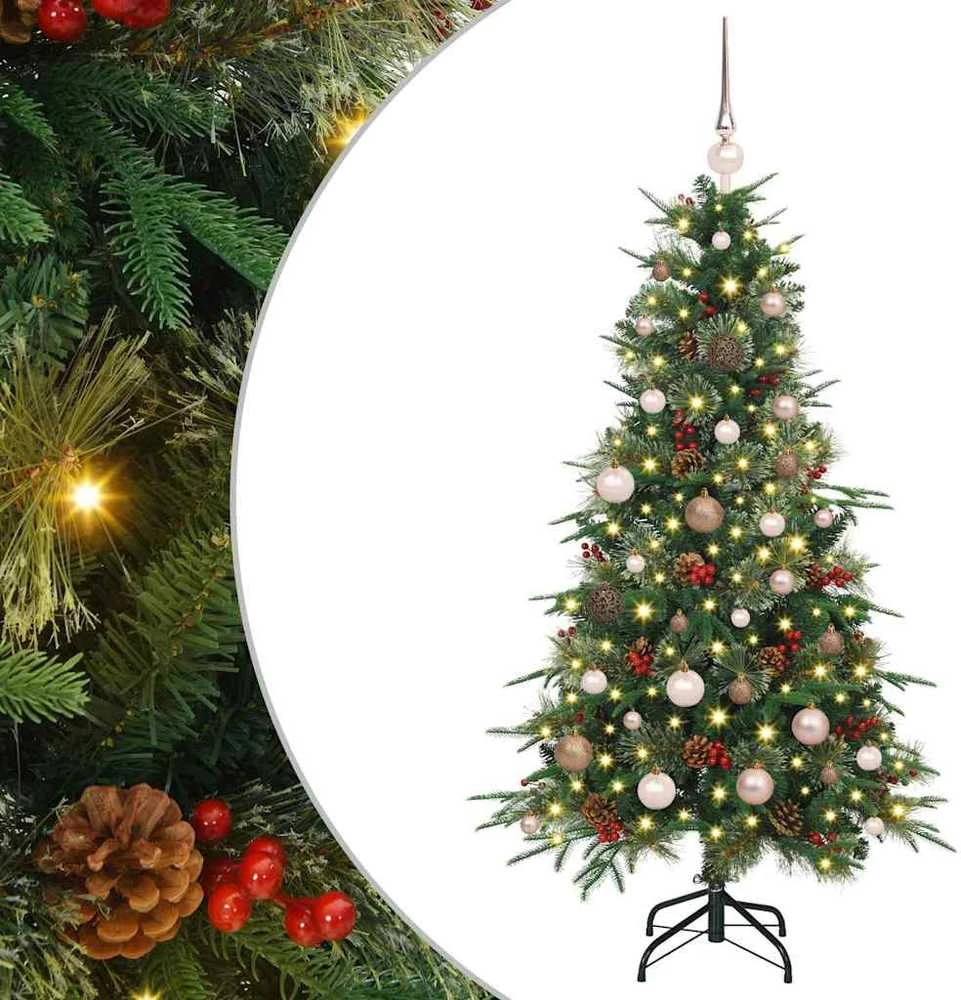 Dirbtinė Sulankstoma Kalėdų Eglutė Žalia 150 cm PE ir PVC