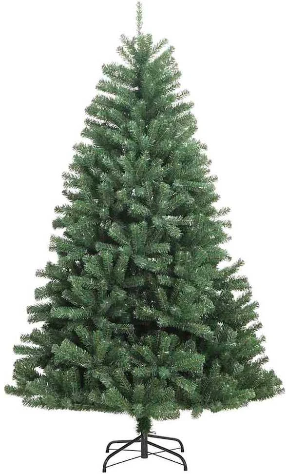 Dirbtinė Sulankstoma Kalėdų Eglutė Žalia 150 cm PVC ir metalas