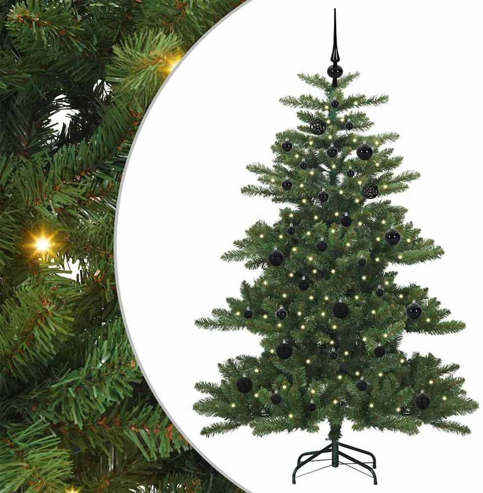 Dirbtinė Sulankstoma Kalėdų Eglutė Žalia 150 cm PVC ir Plienas