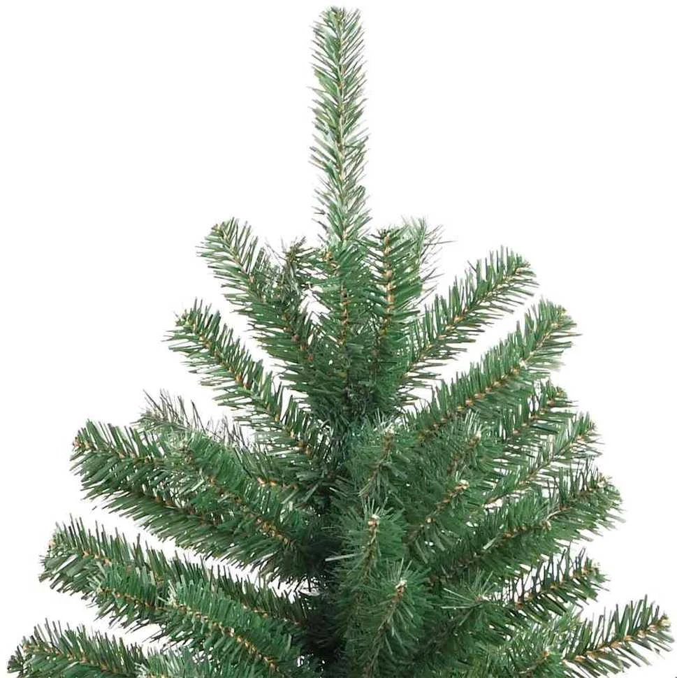 Dirbtinė Sulankstoma Kalėdų Eglutė Žalia 210 cm PVC ir metalas