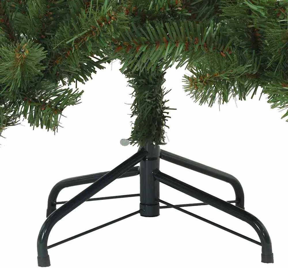 Dirbtinė Sulankstoma Kalėdų Eglutė Žalia 150 cm PVC, plienas