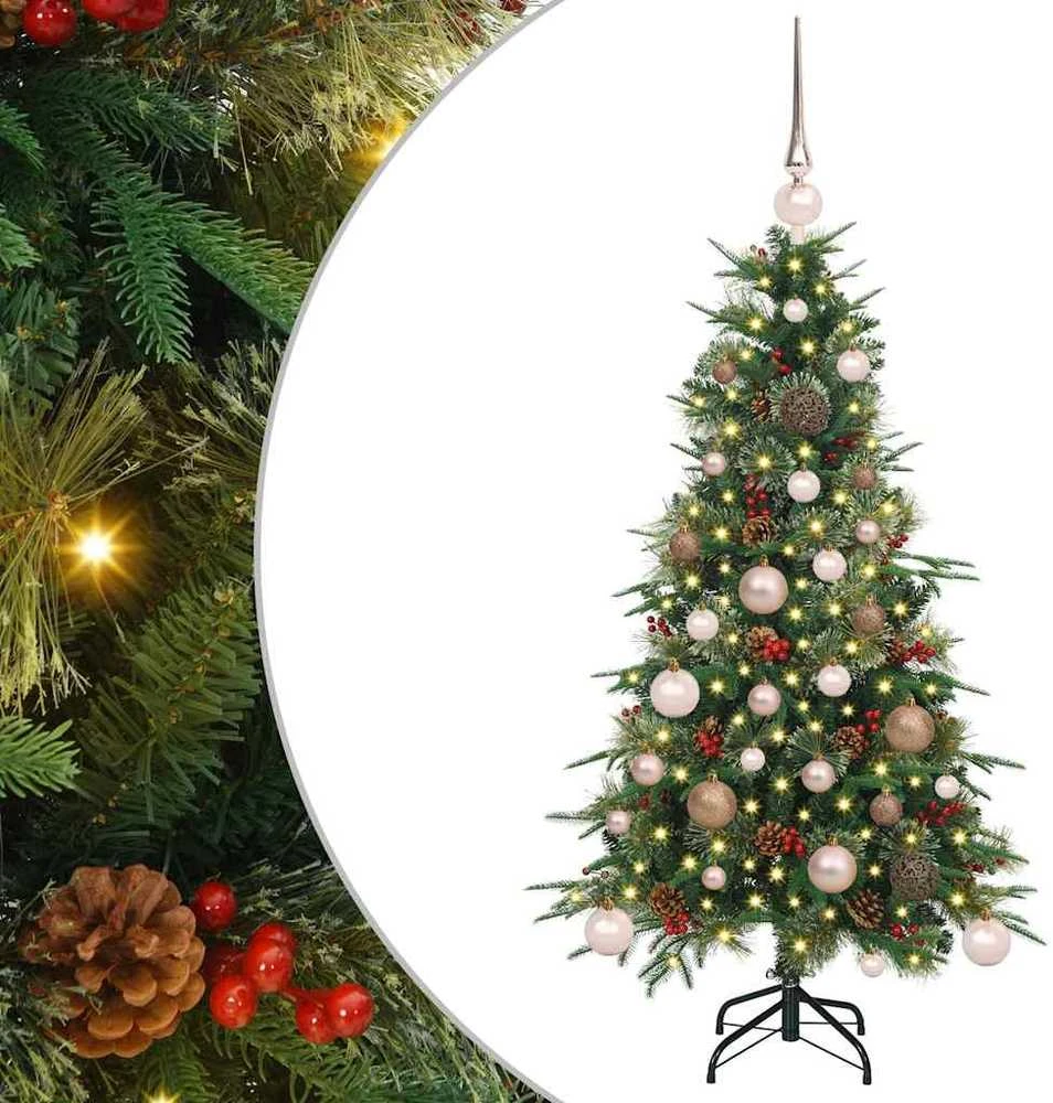 Dirbtinė Sulankstoma Kalėdų Eglutė Žalia 120 cm PE ir PVC