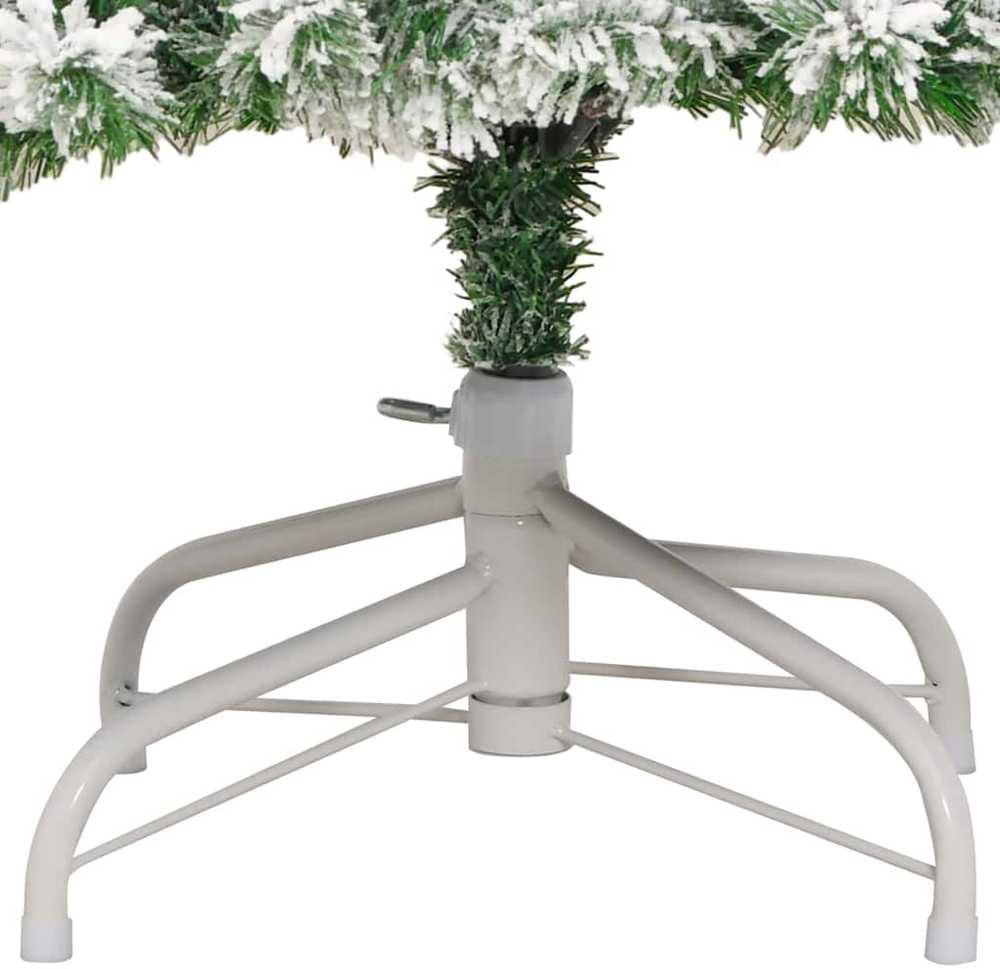 Dirbtinė Sulankstoma Kalėdų Eglutė Žalia ir balta 210 cm