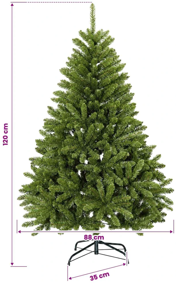 Dirbtinė šviesiai žalia kalėdinė eglutė su žaisliuku 120 cm