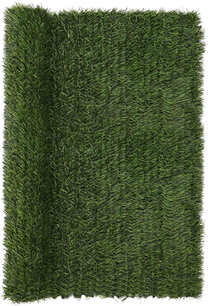Dirbtinė tvora Šviesiai žalia 1,5 x 3 m PVC ir Plienas