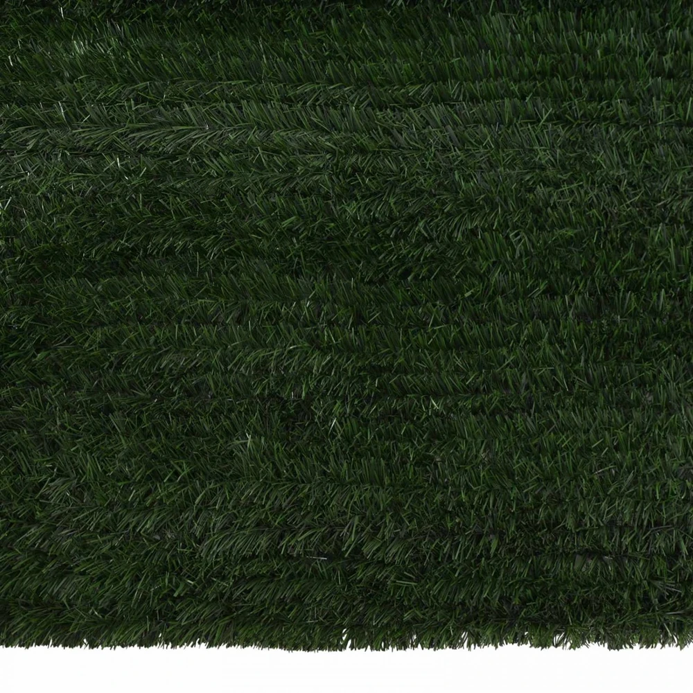 Dirbtinė tvora Tamsiai žalia 1 x 4 m PVC ir Plienas