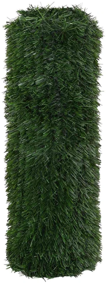 Dirbtinė tvora Tamsiai žalia 1 x 4 m PVC ir Plienas