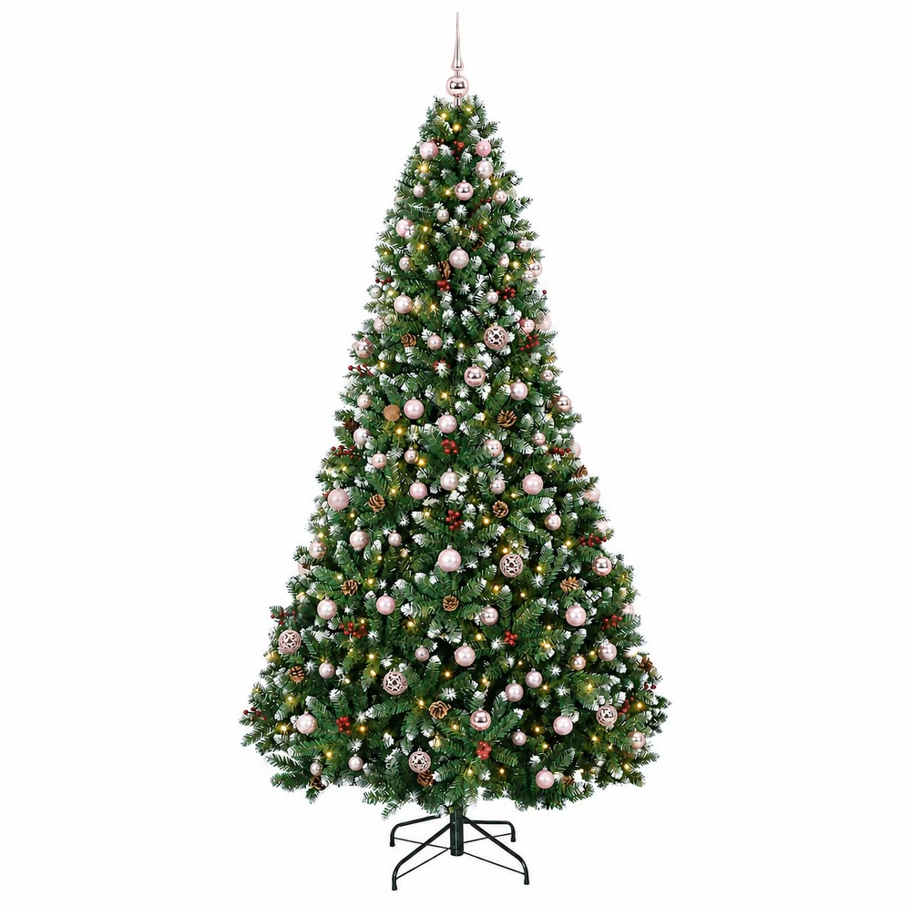 Dirbtinė žalia kalėdinė eglutė su žaisliuku 240 cm 300 LED