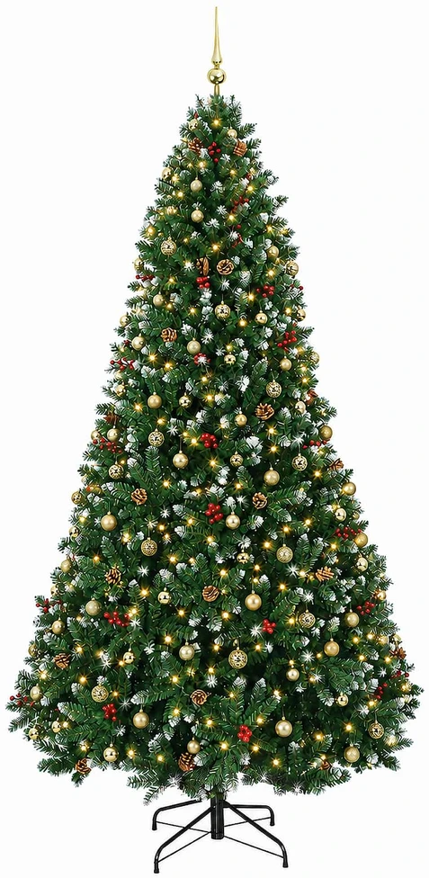 Dirbtinė žalia Kalėdų eglutė su žaisliuku 300 cm 300 LED