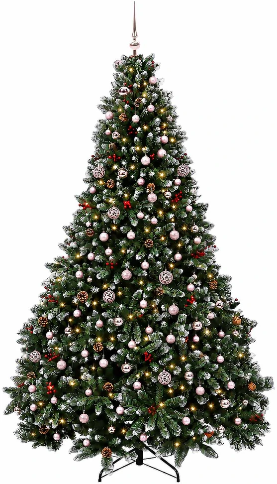 Dirbtinė žalia Kalėdų eglutė su žaisliuku 300 cm 600 LED