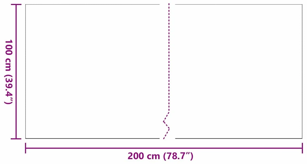 Dirbtinė žolė 200 x 100 x 3 cm PP & PE