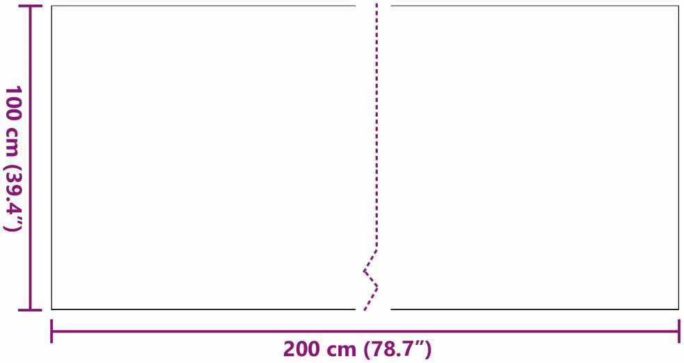 Dirbtinė žolė 200 x 100 x 3 cm PP & PE
