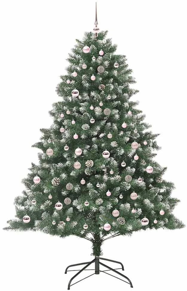 Dirbtinė Kalėdų eglutė Žalia 210 cm PVC, plastikas ir plienas