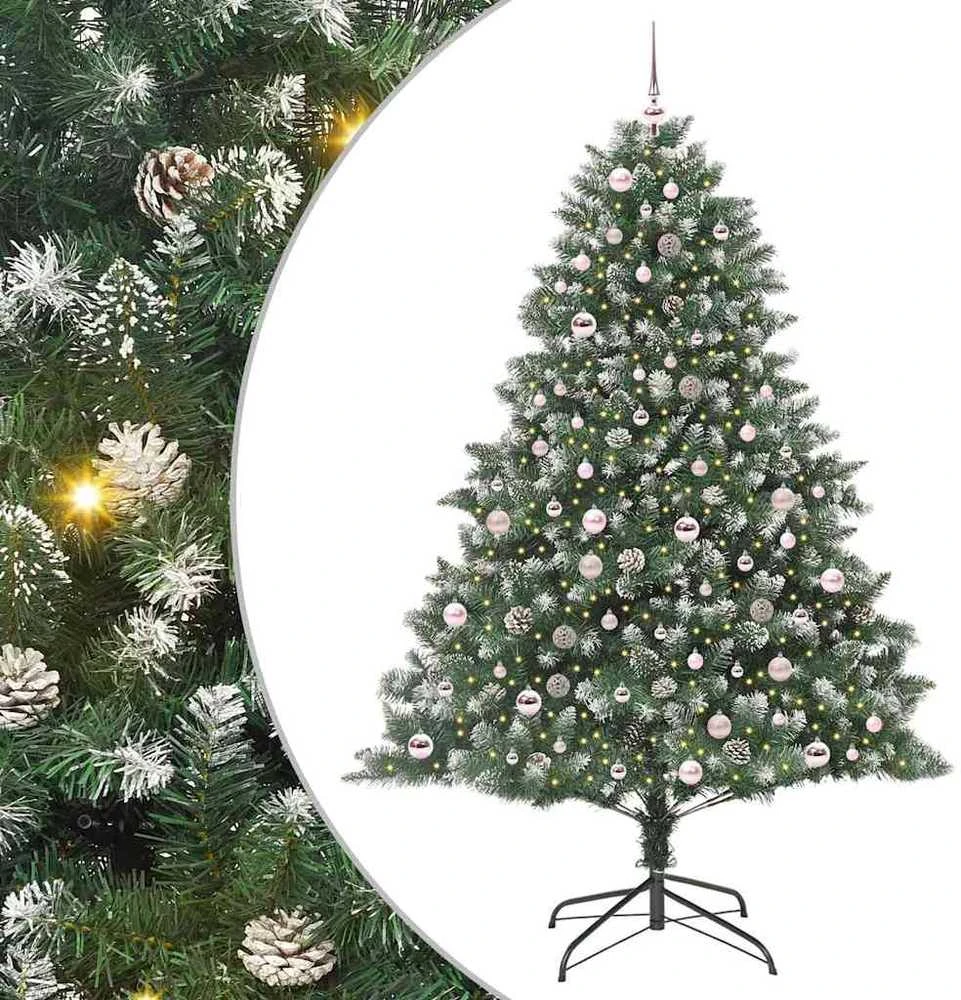 Dirbtinė Kalėdų eglutė Žalia 210 cm PVC, plastikas ir plienas