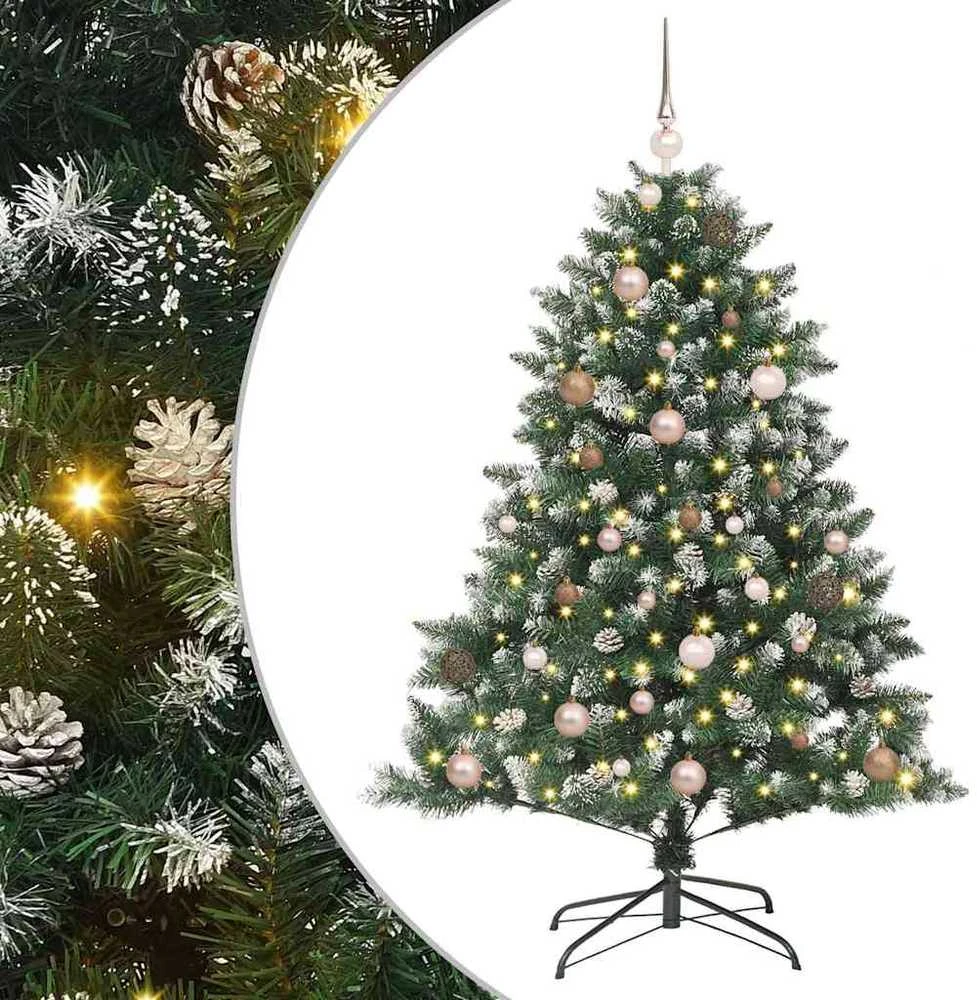 Dirbtinė Kalėdų eglutė Žalia 150 cm PVC, plastikas ir plienas
