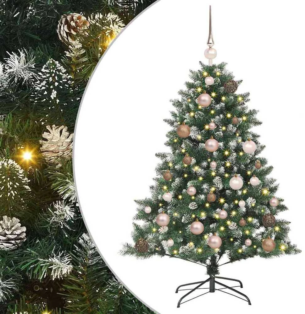 Dirbtinė Kalėdų eglutė Žalia 120 cm PVC, plastikas ir plienas
