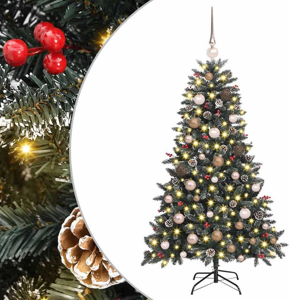 Dirbtinė Kalėdų eglutė Žalia 150 cm PVC, plastikas ir plienas