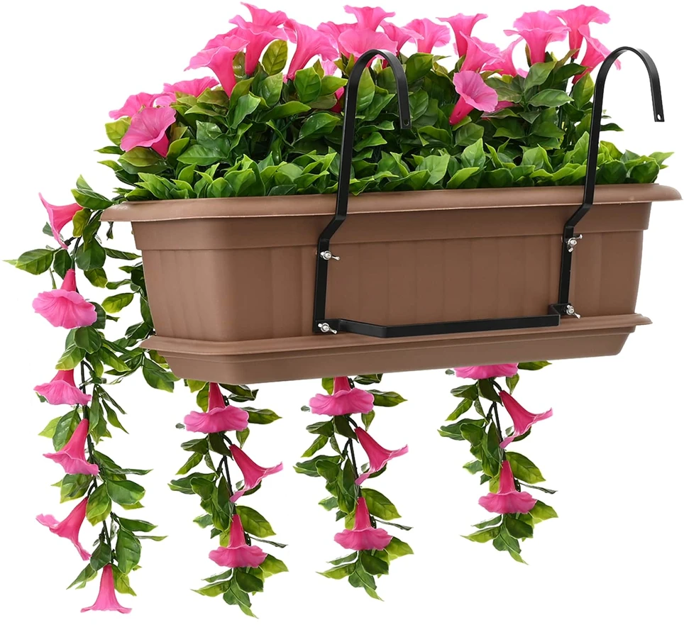 Dirbtinės gėlės Purpurinė raudona 55 x 20 x 55 cm PE ir plienas