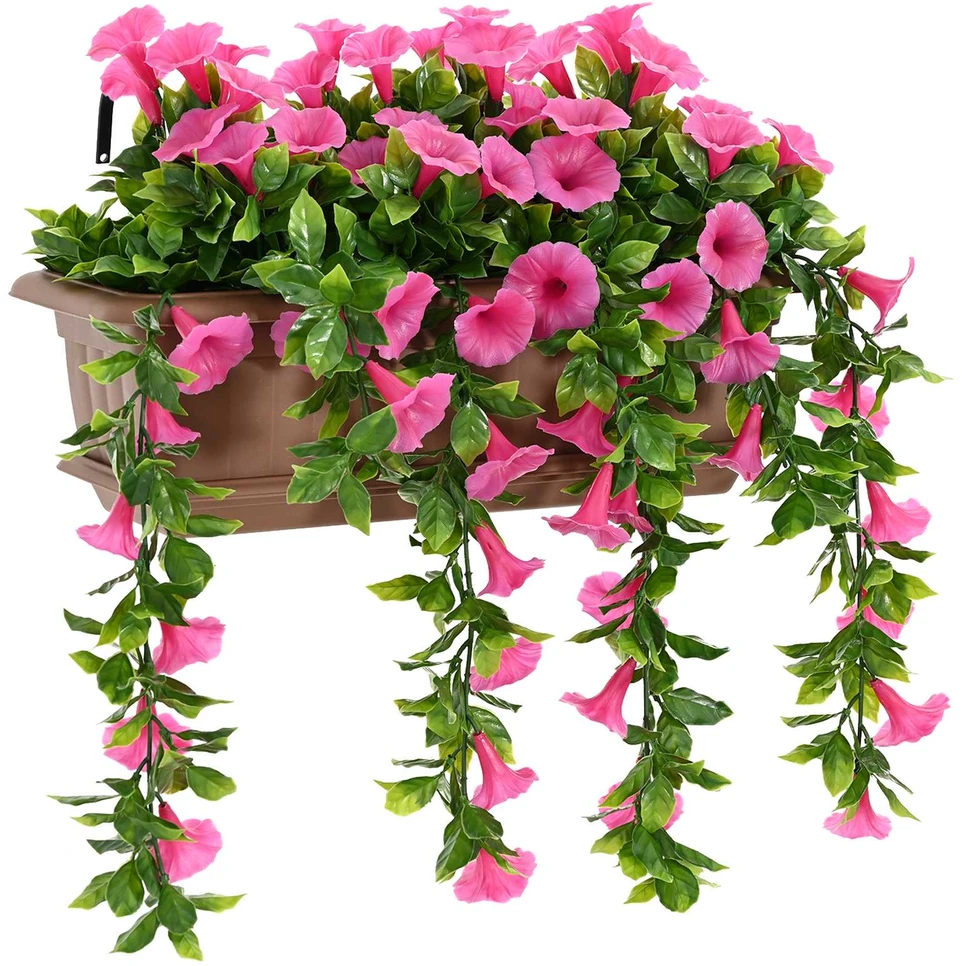Dirbtinės gėlės Purpurinė raudona 55 x 20 x 55 cm PE ir plienas