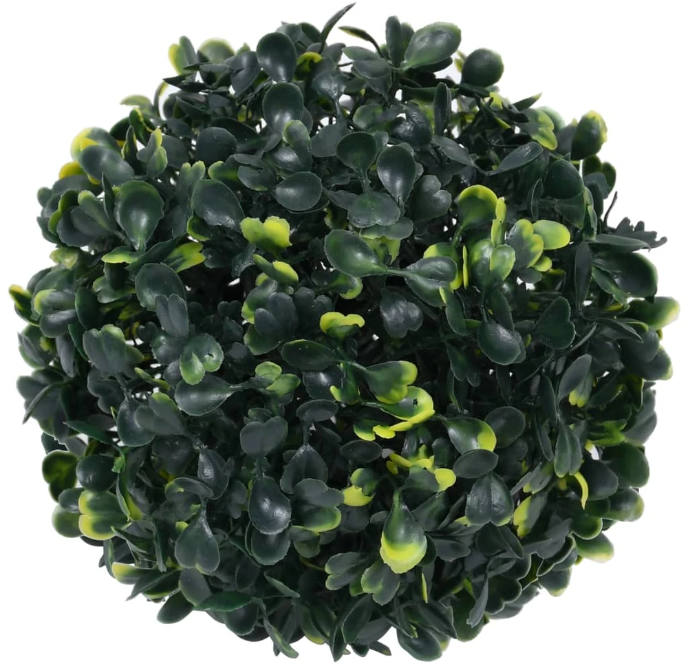 Dirbtiniai buksmedžio krūmai, 2vnt., 22cm, rutulio formos