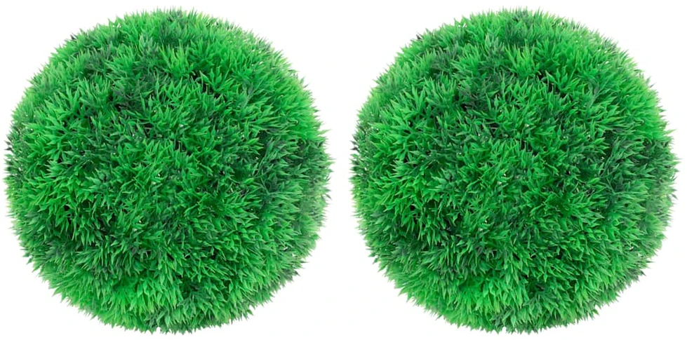 Dirbtiniai buksmedžio krūmai, 2vnt., 22cm, rutulio formos