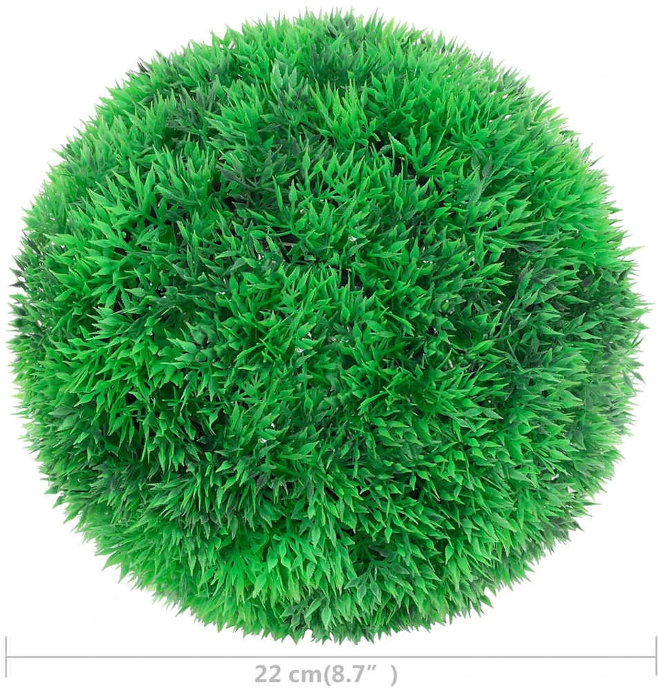 Dirbtiniai buksmedžio krūmai, 2vnt., 22cm, rutulio formos