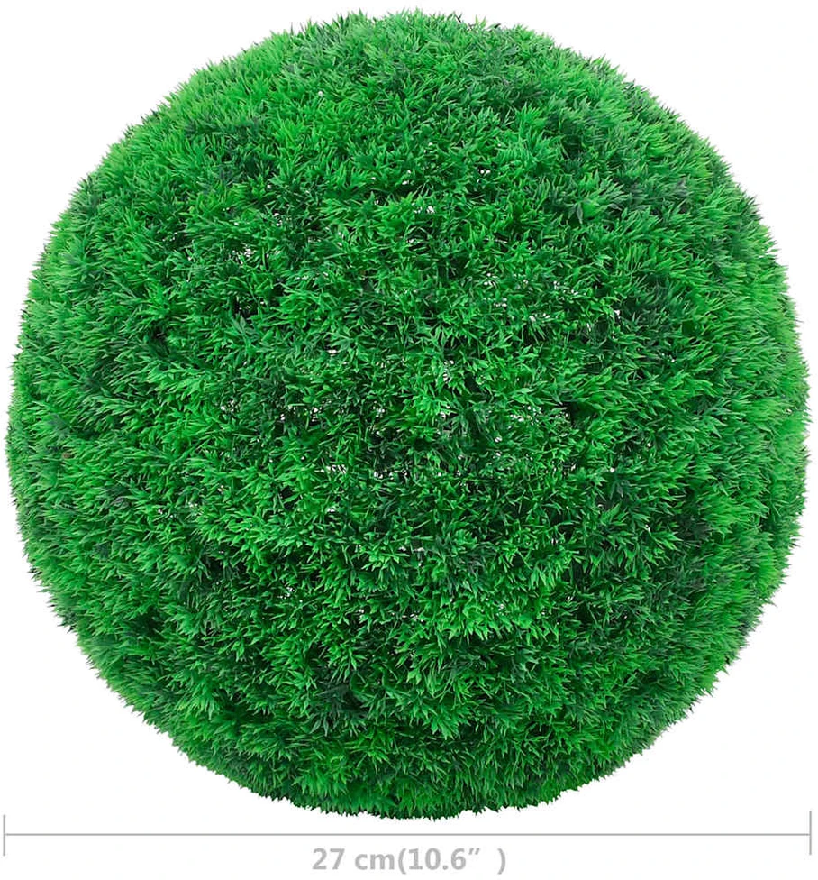 Dirbtiniai buksmedžio krūmai, 2vnt., 27cm, rutulio formos