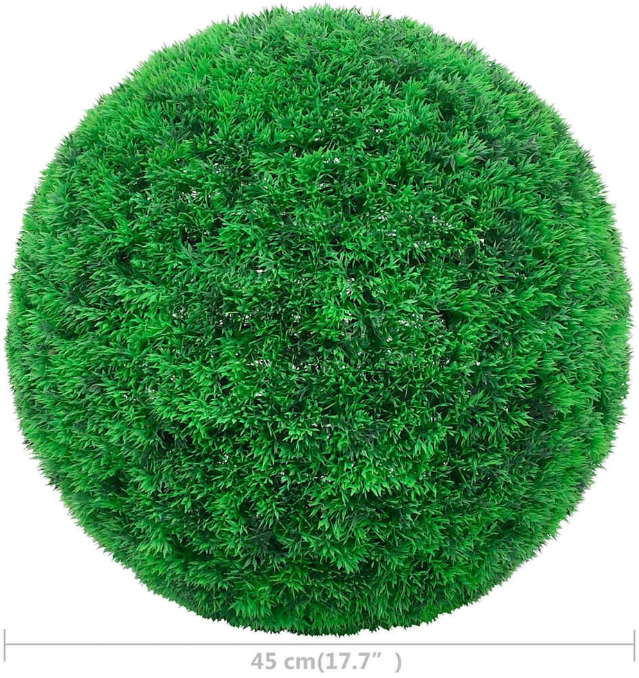 Dirbtiniai buksmedžio krūmai, 2vnt., 45cm, rutulio formos