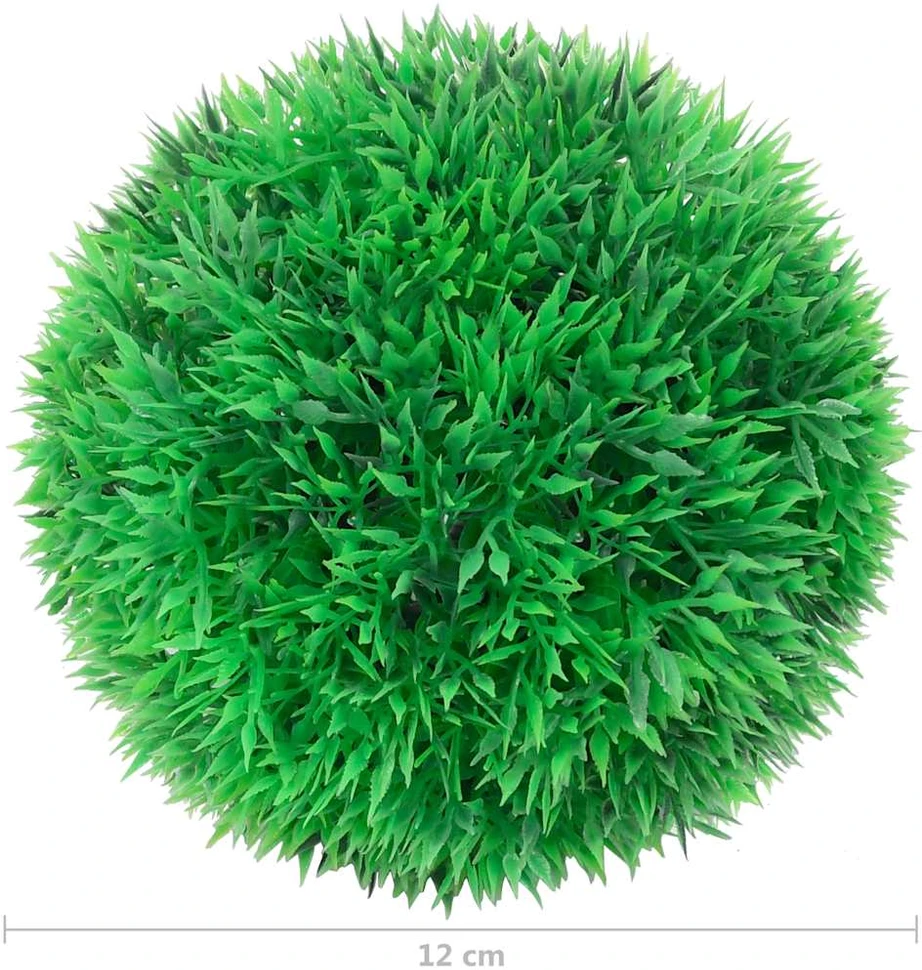 Dirbtiniai buksmedžio krūmai, 4vnt., 12cm, rutulio formos