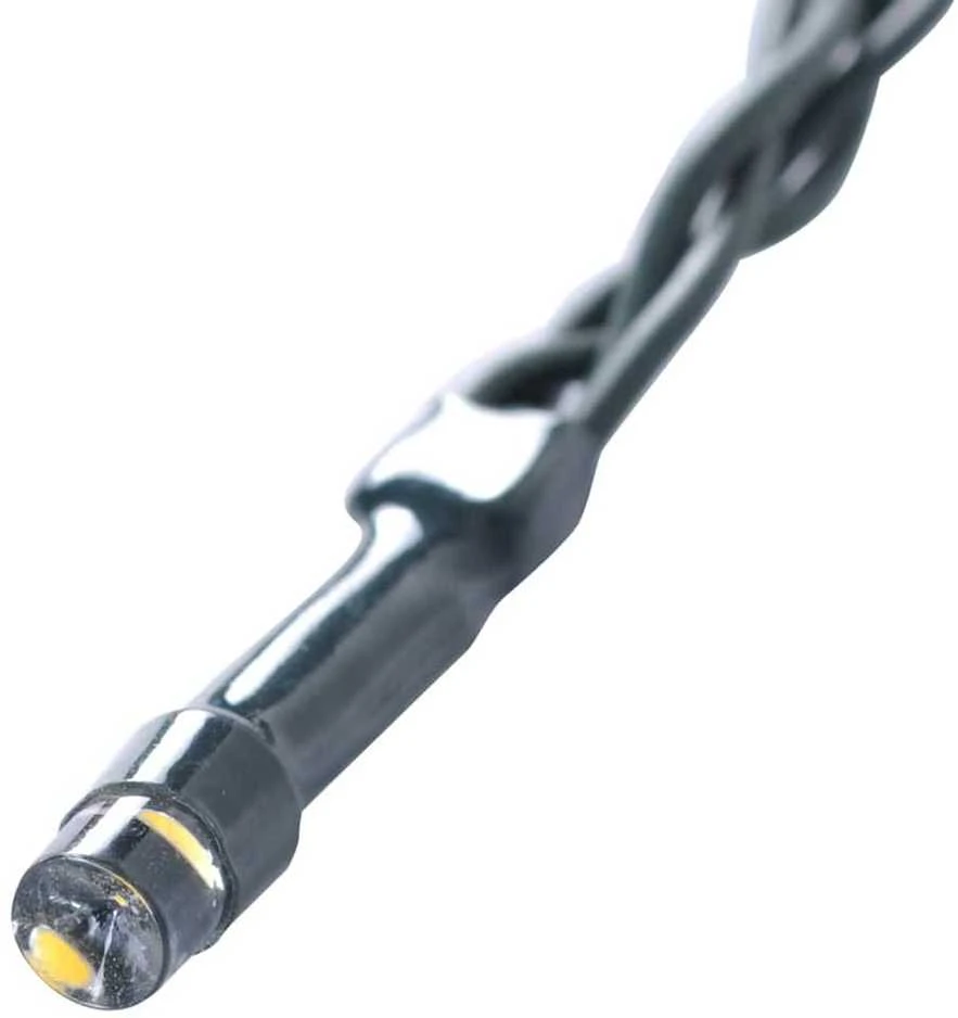 Dirbtiniai buksmedžio krūmai su LED lemputėmis 4vnt. žalia 12cm