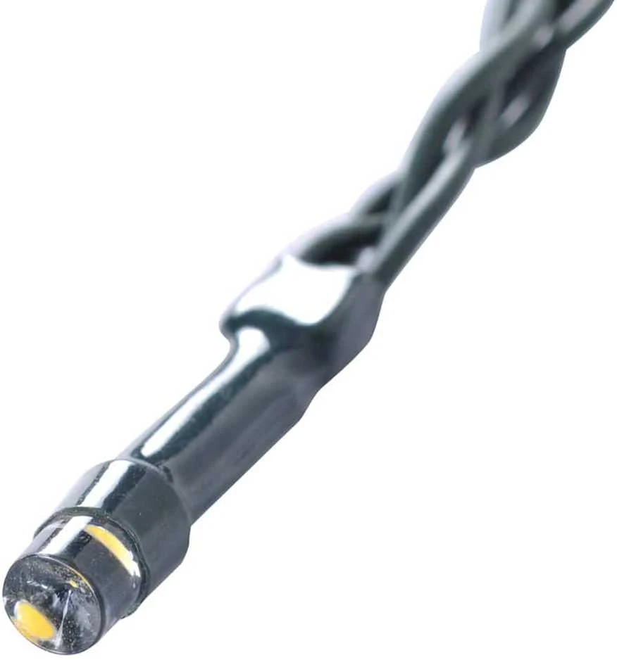 Dirbtiniai buksmedžio krūmai su LED lemputėmis 2vnt. žalia 45cm