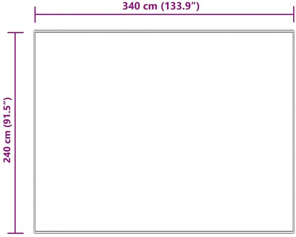 Dirbtinio avių kailio kilimas TAFALLA Kreminė 240 x 340 cm