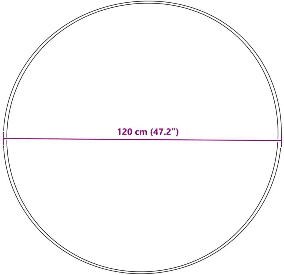Dirbtinio avių kailio kilimas TAFALLA Pilka Ø 120 cm