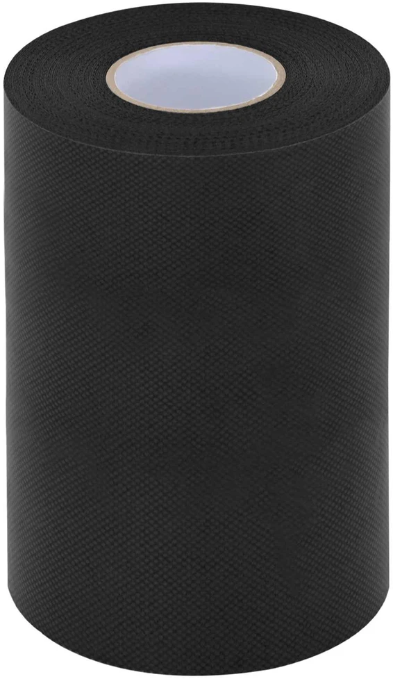 Dirbtinio žolės juosta su klijais Juoda 10 x 0,15 cm
