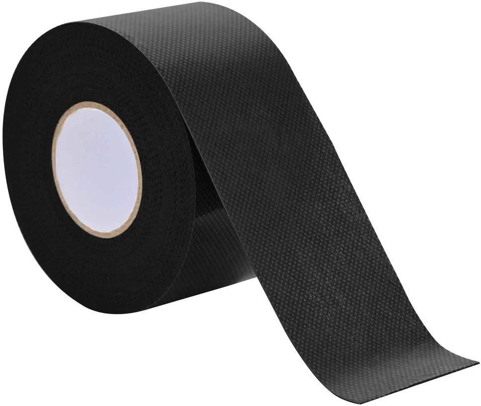Dirbtinio žolės juosta su klijais Juoda 5 cm x 10 m