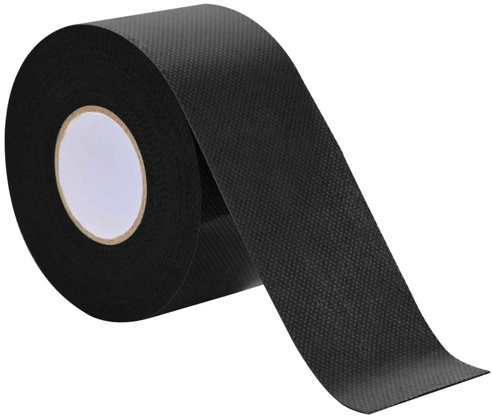 Dirbtinio žolės juosta su klijais Juoda 5 cm x 10 m