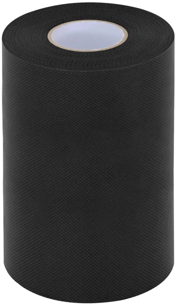Dirbtinio žolės juosta su klijais Juoda 10 x 0,15 cm