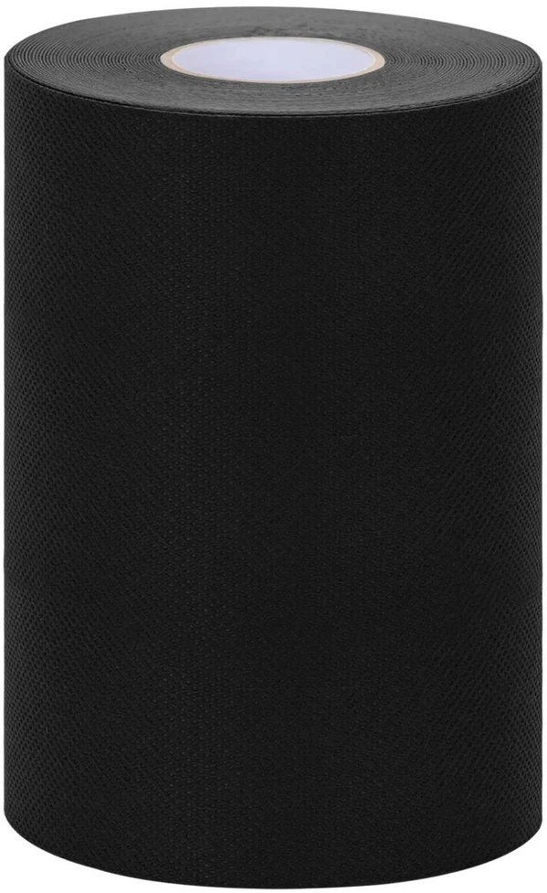 Dirbtinio žolės juosta su klijais Juoda 15 cm x 20 m