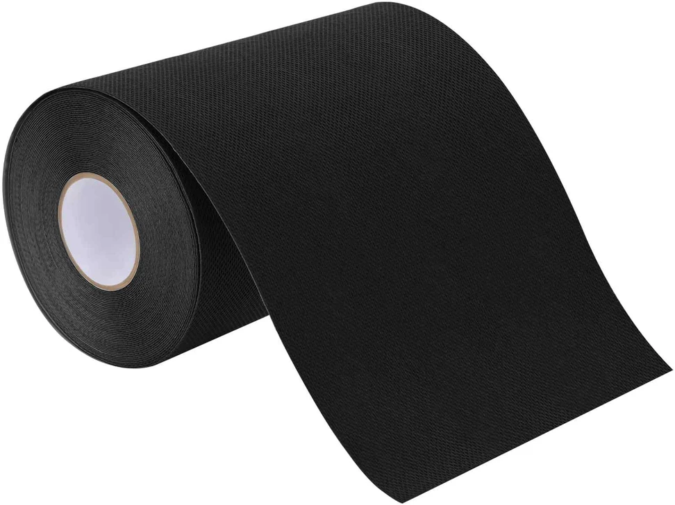 Dirbtinio žolės juosta su klijais Juoda 15 cm x 20 m