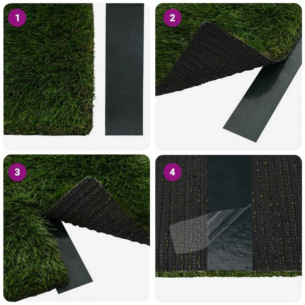 Dirbtinio žolės juosta su klijais Žalia 5 cm x 10 m