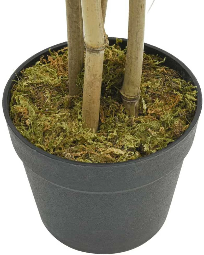 Dirbtinis bambukas, žalios spalvos, 120cm, 552 lapai