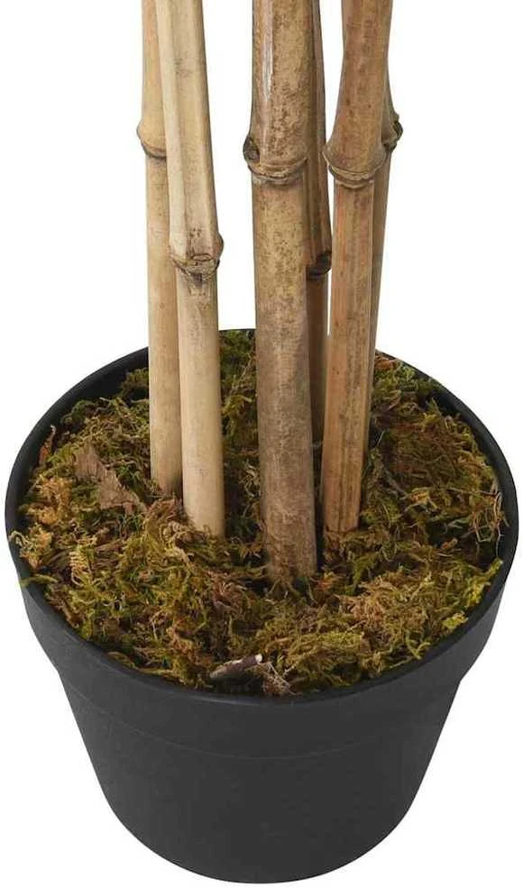 Dirbtinis bambukas, žalios spalvos, 150cm, 828 lapai